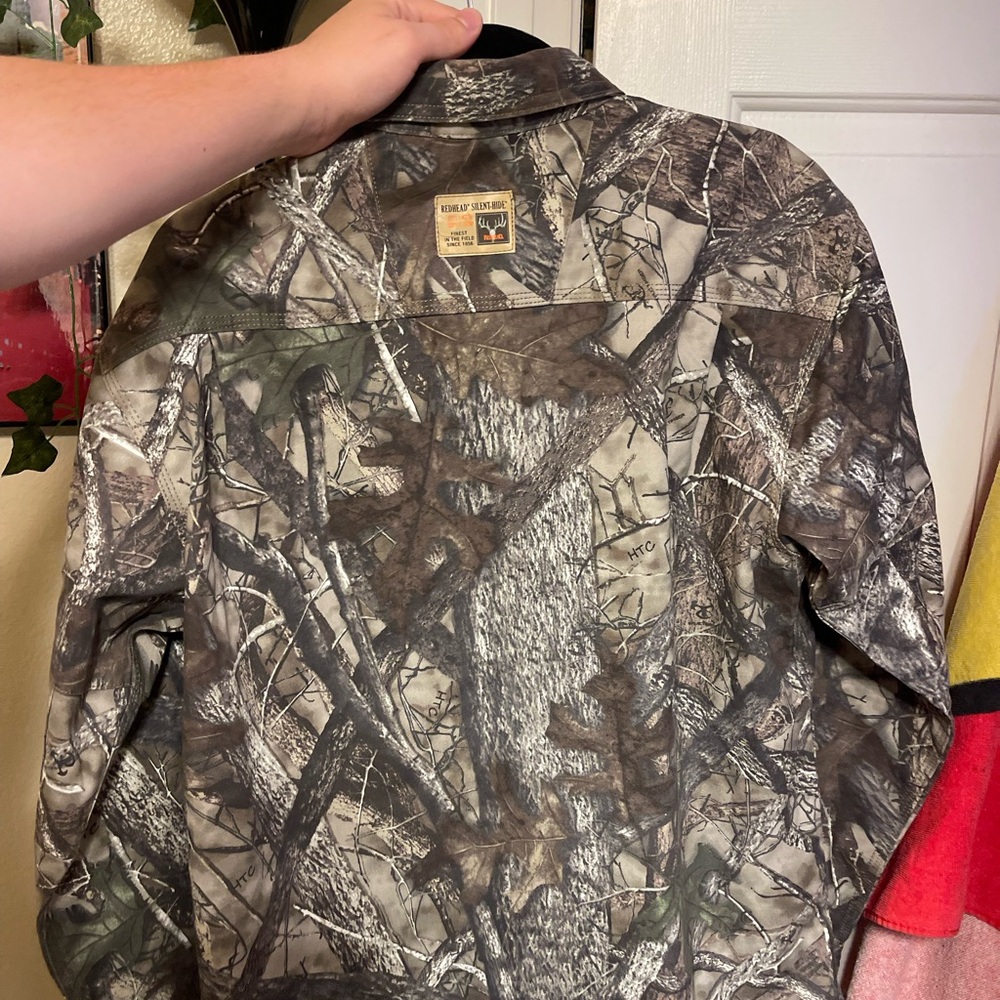 Mens Camo Button Up - Picture 4 of 8